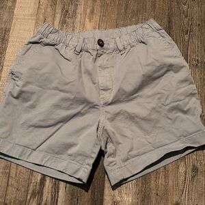 Chubbies Light Gray Flat Front Shorts